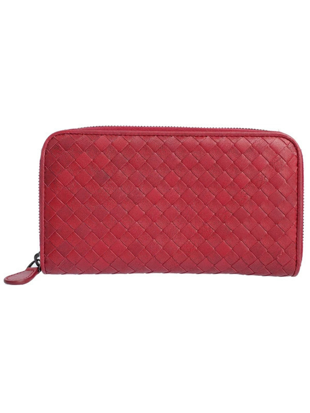 Bottega Veneta Intrecciato Round Zipper Long Wallet